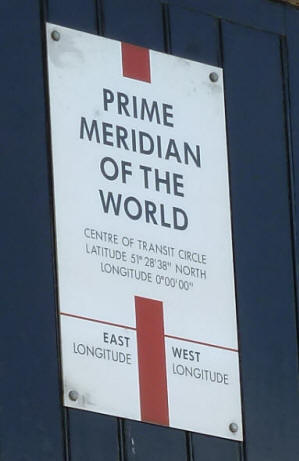 Greenwich Park - Meridian House - Prime Meridian plaque