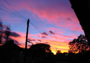 Pitmans Shorthand Christmas Carols: Sunset over Orpington, Kent