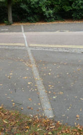 Greenwich Park - The Avenue - Meridian line marked in granite