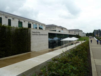 National Maritime Museum - Water feature and Sammy Ofer Wing