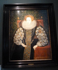 Greenwich - Queen's House - Portrait of Queen Elizabeth I